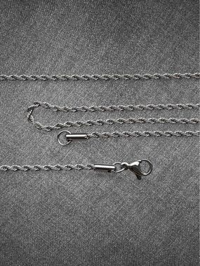 Stainless Steel Rope Chain Necklace - Unisex
